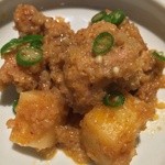 Shuushanshan - 鶏肉と新じゃがの餅米蒸し