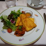 マイセン カフェ - 2016年5月　ブランチセットB
      フレンチトースト仕立てのクロックムッシュ・ラタトゥユ・サラダ・コーヒー