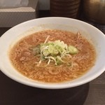 すみれ - ラー博は俺の社員食堂。  ミニ味噌ラーメソ！  湯気は見えないけどアシアシの味噌ラーメソ。変わらずイイね！ 
