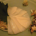 アダン食堂 - 鹿児島のイカ刺身
