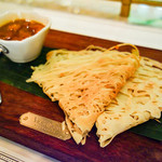 National Kitchen by Violet Oon - Roti Jala with Gula Melaka and Banana Sauce