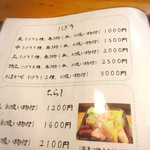 豊鮨 - メニュー②