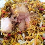 印度家庭料理 レカ - お米の中からチキン