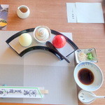 皆美館 - 朝食の鯛めしセット