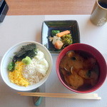 皆美館 - 朝食の鯛めしセット