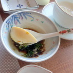 皆美館 - 朝食の茶碗豆腐