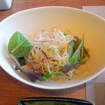 皆美館 - 朝食の彩り野菜サラダ