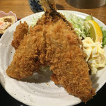 二代目 魚屋町 - あじフライ定食