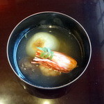 皆美館 - 夕食、焼き目草餅