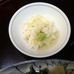 皆美館 - 夕食の季節の釜飯、あんかけ