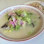 岩川飯店 - ちゃんぽんセット

シンプルなんだけどコクがあるスープでおいしく頂きました (*´ڡ`●)

チャーハンもうまい☆