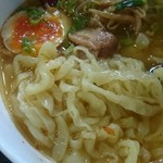 Nihonshokuresutoram matsuri - 麺アップ(日光軒佐野ラーメン)