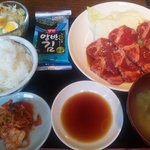 梅田明月館 - 日替わりランチ　タン定食