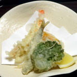 皆美館 - 夕食、天ぷら