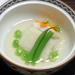 皆美館 - 夕食、うすい道明寺