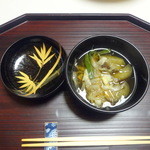 皆美館 - 夕食、鰻のしゃくもどき