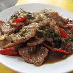 NAM SING - 2013/8牛肉の黒胡椒炒め