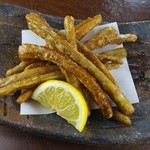 Fried burdock root