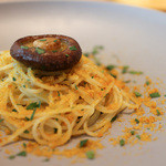 トラットリア フラテッリ ガッルーラ - 『 フェデリーニ 』岐阜県産『 椎茸ブラザーズのしいたけ 』とサルデーニャ島のからすみのアーリオオーリオペペロンチーノ☆