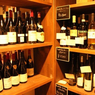 Enjoy your favorite wine from our walk-in cellar