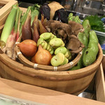 天ぷら 蕎楽亭 - 野菜