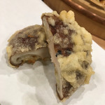 天ぷら 蕎楽亭 - 椎茸