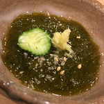 天ぷら 蕎楽亭 - もずく