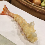 天ぷら 蕎楽亭 - 才巻海老１