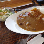 湖の見えるレストラン - 野菜カレー