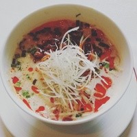龍天門 - 担々麺ハーフ（温）