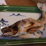 柳家 - 馬瀬川の天然アマゴ塩焼き