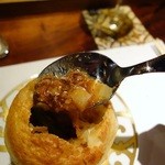 フレンチ割烹 宿 - コラーゲンたっぷりな 牛すじですよ～