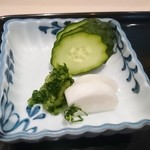 てんぷら 近藤 - 香の物