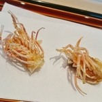 てんぷら 近藤 - 車海老（頭）