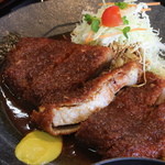 Yada katsu - 味噌カツ断面