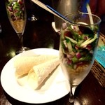 Spice&Dining KALA - ○ドライ苺のカチュンバルとムングダルのお菓子様