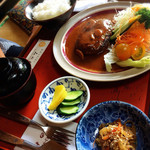 みのわ和風レストラン - ハンバーグ定食