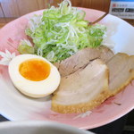 彩龍一番 - 2016年5月　つけ麺のトッピ