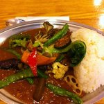 カレーの店 プーさん - 野菜チキンカレー(レギュラー）　\1,500