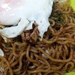 中野やきそば処 小出屋 - 焼きそば並＋目玉焼き　2016.5