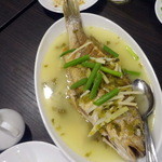 ハタと高菜の煮込み