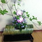 石ばし - 座敷の生花(’16/05/21)