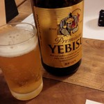 Soba Zabou - ヱビス瓶ビール