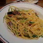 セカンドハウス - 水菜とオイルサーディンのペペロンチーノ