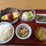 盛岡月が丘食堂 - 朝食セット（３５０円・朝食例１０）
