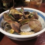 たか政 - アサリの酒蒸し