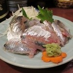 たか政 - アジの刺身