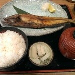 おはし処 源ぺい 我孫子店 - 焼魚(ほっけ)定食税込691円