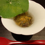 すず木 - 広島じゅんさい、パッションフルーツ、ナスタチウム(2016/5)