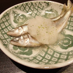 すず木 - 琵琶湖稚鮎の酒蒸し(2016/5)